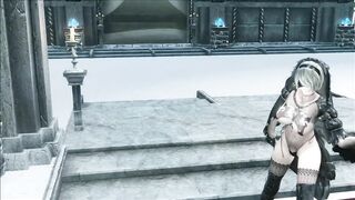 Skyrim Nier 2b Sexy Mmd Dance Addiction