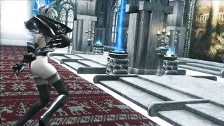 Skyrim Nier 2b Sexy Mmd Dance Addiction