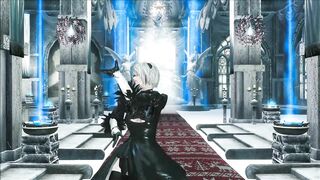 Skyrim Nier 2b Sexy Mmd Dance Addiction