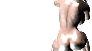 Doggy Style Anal POV on Spikey Black Cock