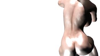 Doggy Style Anal POV on Spikey Black Cock
