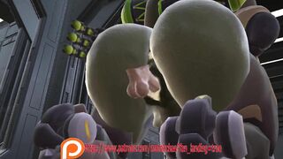 Overwatch Orisa Gets Breed by Fat Cock