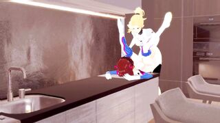 Overwatch Futa Porn - Dva Sex for Breakfast