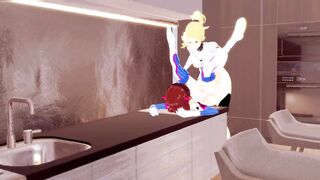 Overwatch Futa Porn - Dva Sex for Breakfast