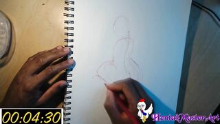 5 Mins Quick Sketch of Yummi Koko W/HentaiMasterArt