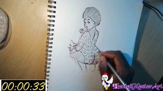 5 Mins Quick Sketch of Yummi Koko W/HentaiMasterArt