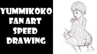 5 Mins Quick Sketch of Yummi Koko W/HentaiMasterArt