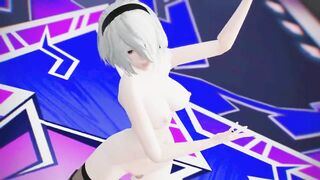 [MMD]2B Nier Automata-Cyber Thunder[by RaxSHIRO]