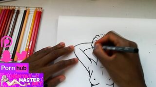 Fragile Topless Fan Art Speed Drawing