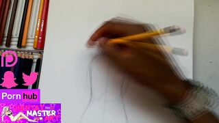Fragile Topless Fan Art Speed Drawing