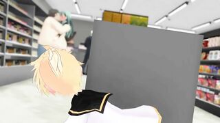 3d Hentai MMD - コンビニでゲリラ撮影する鈴谷 (abubu Nownanka)