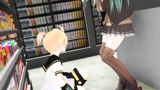 3d Hentai MMD - コンビニでゲリラ撮影する鈴谷 (abubu Nownanka)