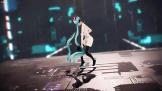 MMD - Tattoo Miku GimmeGimme Sex Dance [BY-Nella]