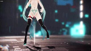 MMD - Tattoo Miku GimmeGimme Sex Dance [BY-Nella]