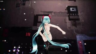 MMD - Tattoo Miku GimmeGimme Sex Dance [BY-Nella]