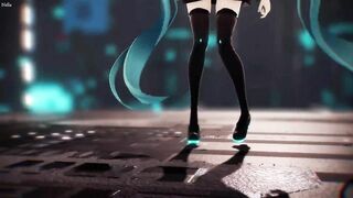 MMD - Tattoo Miku GimmeGimme Sex Dance [BY-Nella]