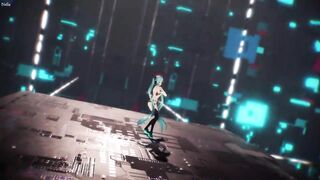 MMD - Tattoo Miku GimmeGimme Sex Dance [BY-Nella]