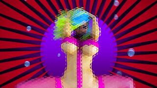 Hyperpop GlitchWhore - 3D Cosplay Hypnosis