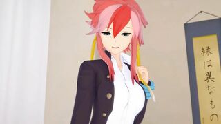 Marceline F. Mercury (BlazBlue) Double Masturbation