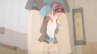 Marceline F. Mercury (BlazBlue) Double Masturbation