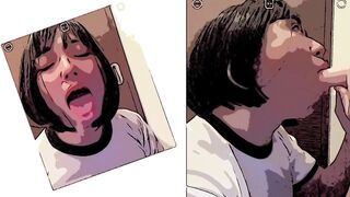 Animated Voice Japanese Hentai Shemale Crossdresser Ladyboy Blow Job like an Animation