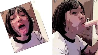 Animated Voice Japanese Hentai Shemale Crossdresser Ladyboy Blow Job like an Animation