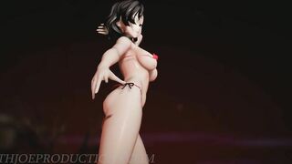 MMD SFW Mitsu with a Red Bikini in - Chung Ha - Stay Tonight - 1077