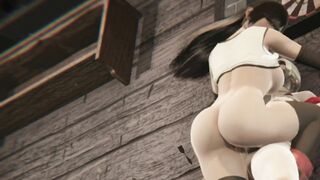 Harley Quinn Futa Fucks Tifa (japanese)