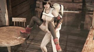 Harley Quinn Futa Fucks Tifa (japanese)
