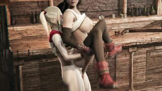 Harley Quinn Futa Fucks Tifa (japanese)