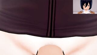 Attack on Titan Futa Mikasa Ackerman Taker POV