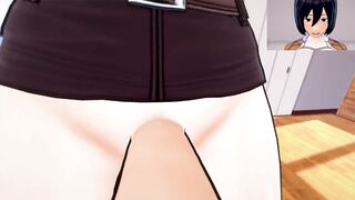 Attack on Titan Futa Mikasa Ackerman Taker POV
