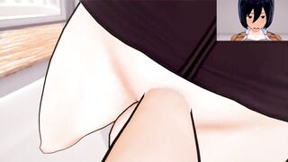 Attack on Titan Futa Mikasa Ackerman Taker POV