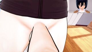Attack on Titan Futa Mikasa Ackerman Taker POV