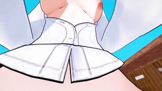 Futa Shiina Mashiro Deepthroat Taker POV