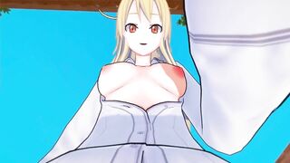 Futa Shiina Mashiro Deepthroat Taker POV