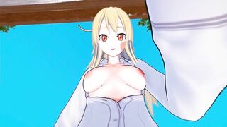 Futa Shiina Mashiro Deepthroat Taker POV