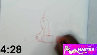 Quick Sketches:sexy Athena Faris Fan Art