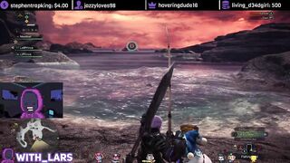 Chat made me do it - Monster Hunter Fishing for an Hour - Twitch Streamer Gameplay