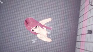 (3D Hentai) Peeping Tom - Chika Pinka - Teen Girl under Shower.