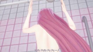 (3D Hentai) Peeping Tom - Chika Pinka - Teen Girl under Shower.