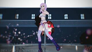 MMD SFW Pink Misaka - Hibikase 1103
