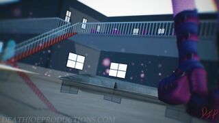 MMD SFW Pink Misaka - Hibikase 1103