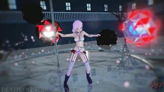 MMD SFW Pink Misaka - Hibikase 1103