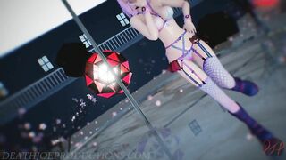 MMD SFW Pink Misaka - Hibikase 1103
