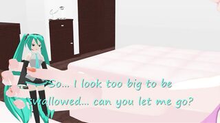 MMD Giantess Vore - Luka Awakens