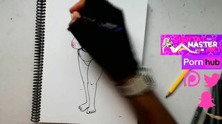 Jocelyn Baker Speed Drawing Fan Art