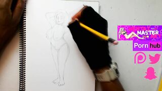 Jocelyn Baker Speed Drawing Fan Art