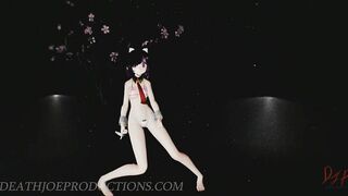 SFW MMD 4k UHD Pink Bikini Kaat - Classic - 1073