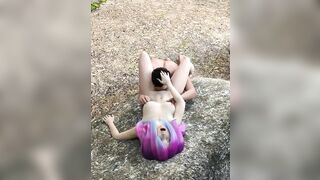 The Girl Ont the Stone